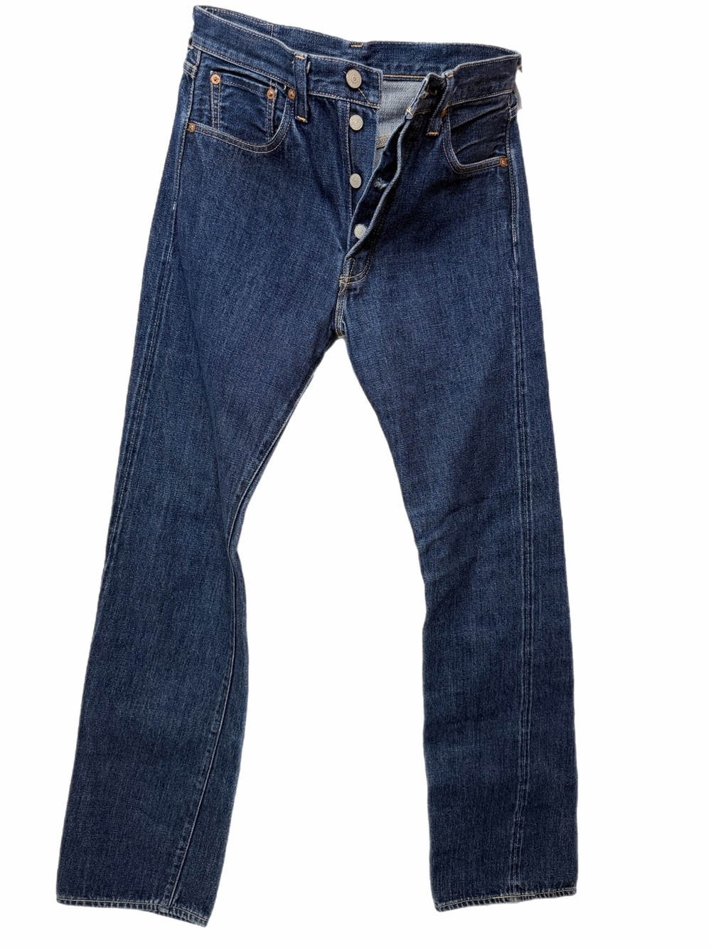 Vintage Levi’s redline selvedge, Big E, from the early 2000s. Made in Japan